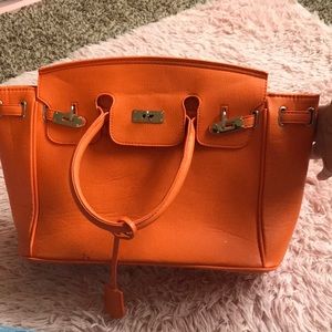 Orange purse